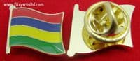 Mauritius Flag Lapel Hat Cap Tie Pin Badge Maurice Republik Moris Gift Souvenir
