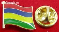 Mauritius Flag Lapel Hat Cap Tie Pin Badge Maurice Republik Moris Gift Souvenir