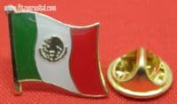 Mexico Mexican Flag Enamel Lapel Pin Badge - Brand New