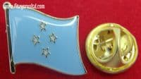 Micronesia Flag Lapel Hat Cap Tie Pin Badge FSM Palikir Micronesian Souvenir New