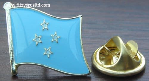 Micronesia Flag Lapel Hat Cap Tie Pin Badge FSM Palikir Micronesian Souvenir New