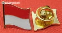 Monaco Country Flag Lapel Hat Cap Tie Pin Badge Principatu de Mnegu Principaut