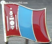 Mongolia Mongolian Flag Lapel Hat Cap Tie Pin Badge   Mongol uls New