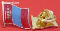 Mongolia Mongolian Flag Lapel Hat Cap Tie Pin Badge   Mongol uls New