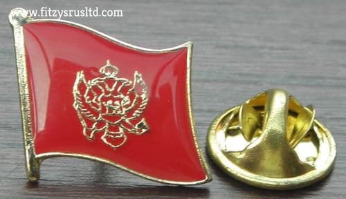Montenegro Country Flag Lapel Hat Cap Tie Pin Badge   Crna Gora New