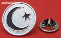 Moon & Star Lapel Hat Cap Tie Metal Pin Badge Crescent Islam Muslim Gift