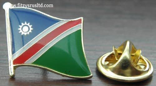 Namibia Flag Lapel Hat Cap Tie Pin Badge Republiek van Namibi Windhoek Souvenir