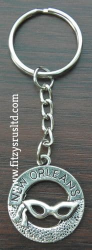 New Orleans Keyring Key Ring La Nouvelle-Orléans Louisiana USA America Souvenir