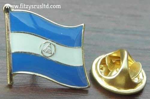 Nicaragua Country Flag Lapel Hat Cap Tie Pin Badge Repblica de Nicaragua New