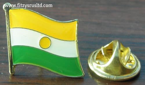 Niger Flag Lapel Hat Cap Tie Pin Badge Nijar Niamey Gift Souvenir Rpublique du