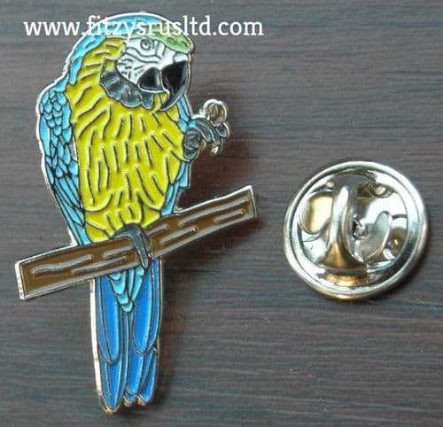 Parrot Lapel Cap Hat Tie Pin Badge psittacine Macaw Bird Lovers GIft Brooch New