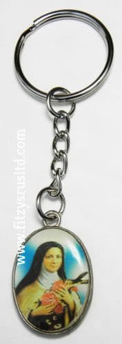 Saint Theresa of Jesus Keyring Teresa de Jesús "de los Andes O.C.D St Key Ring