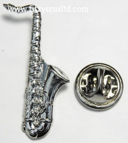 Saxophone Lapel Hat Cap Tie Pin Badge Metal Brooch Sax Musician Gift Souvenir