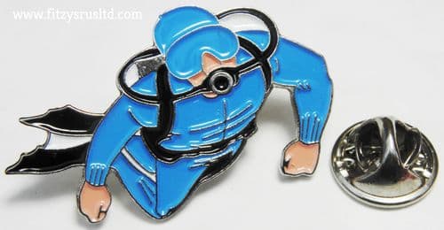 Scuba Diver Pin Badge Underwater Diving Brooch