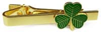 Shamrock Tie Bar Fix Clip Clasp Symbol of Ireland Eire Gaelic Irish
