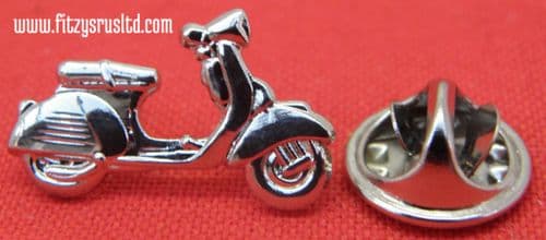 Silver Colour Mod Scooter Mods Lapel Hat Tie Pin Badge Lambretta Style Souvenir
