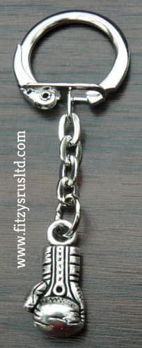 Small Boxing Glove Metal Keyring 3D Key Ring Souvenir Gift
