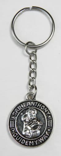 St Anthony Key Ring Keyring Saint