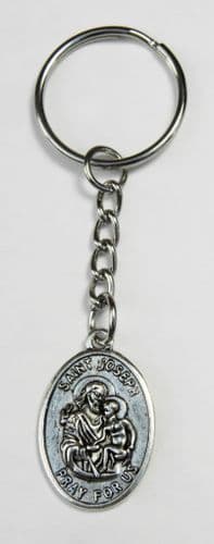 St Joseph Key Ring Catholic Keyring Saint Yosef