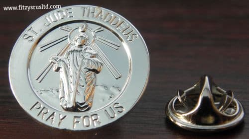 St Jude Thaddeus Pin Badge Apostle Judas Lebbaeus Saint Brooch