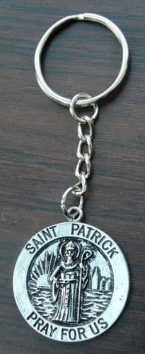 St Patrick Key Ring Keyring Patron Saint of Ireland Apostle Padraig Pátraic