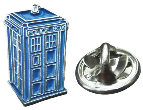 Tardis Pin Badge Brooch
