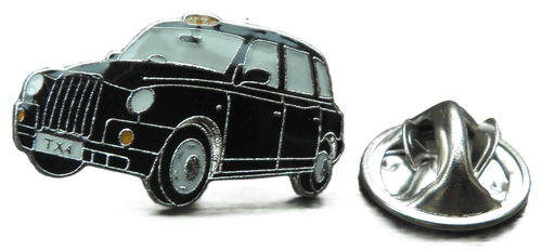 Taxi Pin Badge Brooch
