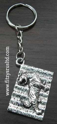 Tiger Felidae Key Ring Animal Lovers Keyring Gift