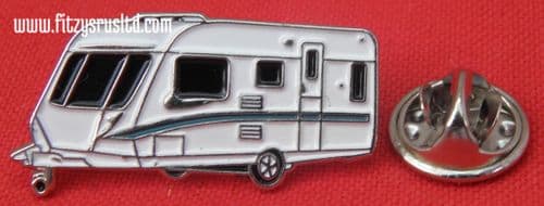 Touring Caravan Metal Lapel Pin Badge Touring Camper Owners Club Camping Brooch