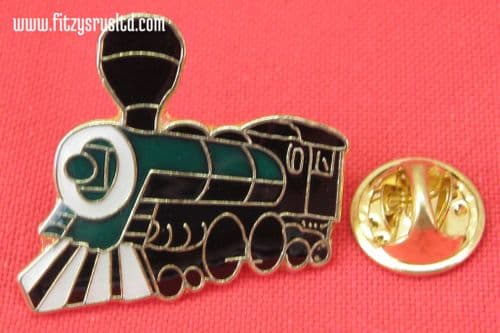 Train Locomotive Lapel Hat Tie Cap Pin Badge Railway Enthusiast Brooch Gift