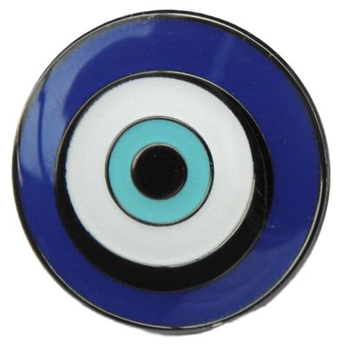 Turkish Evil Eye Lapel Hat Cap Tie Metal Pin Badge ayn al-asd Gift Nazar