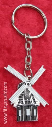 Windmill Key Ring Keyring MIll Gift Souvenir