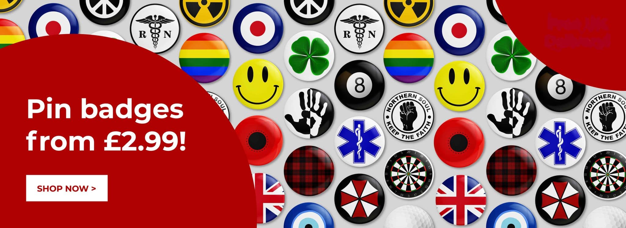 Pin badges