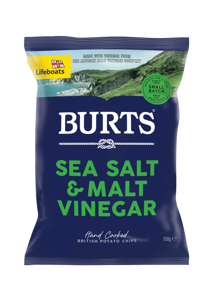 Sea Salt & Malt Vinegar "Sharing Bag" 8x150g