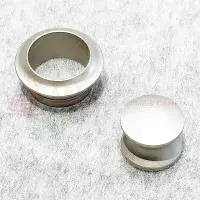 19mm Nickel Push Button & Rosette