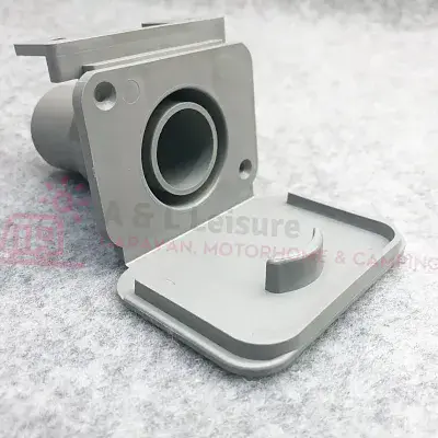 28mm Caravan Waste Outlet Hose Socket