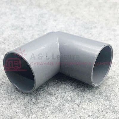 28mm Push Fit 90 Degree Elbow Rigid Waste Pipe Connector