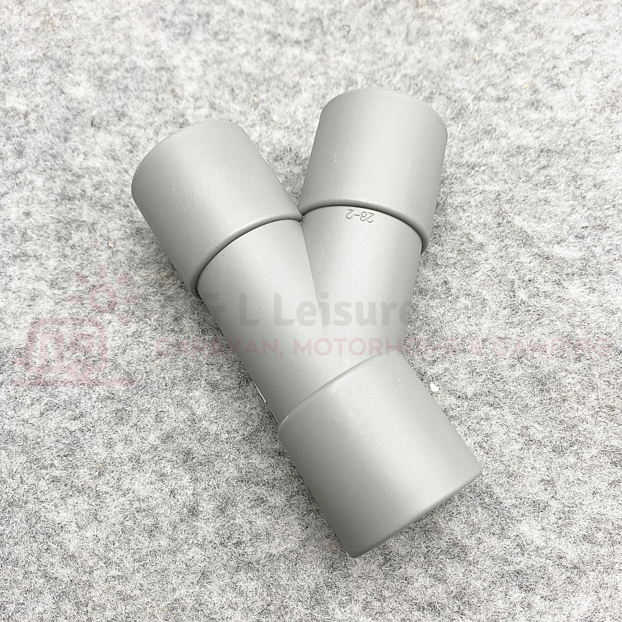 28mm Push Fit Y Waste Rigid Pipe Connector