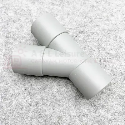 28mm Push Fit 'Y' Waste Rigid Pipe Connector