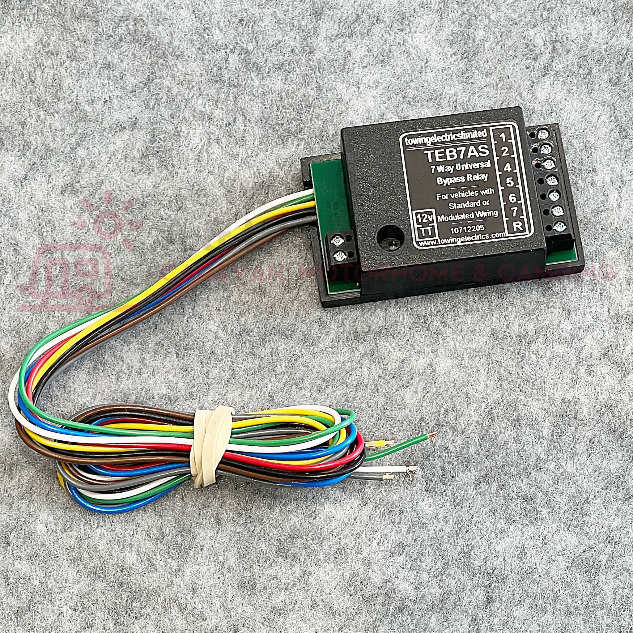 7 Way Universal Bulb Failure Bypass Relay Towing Electrics TEB7AS