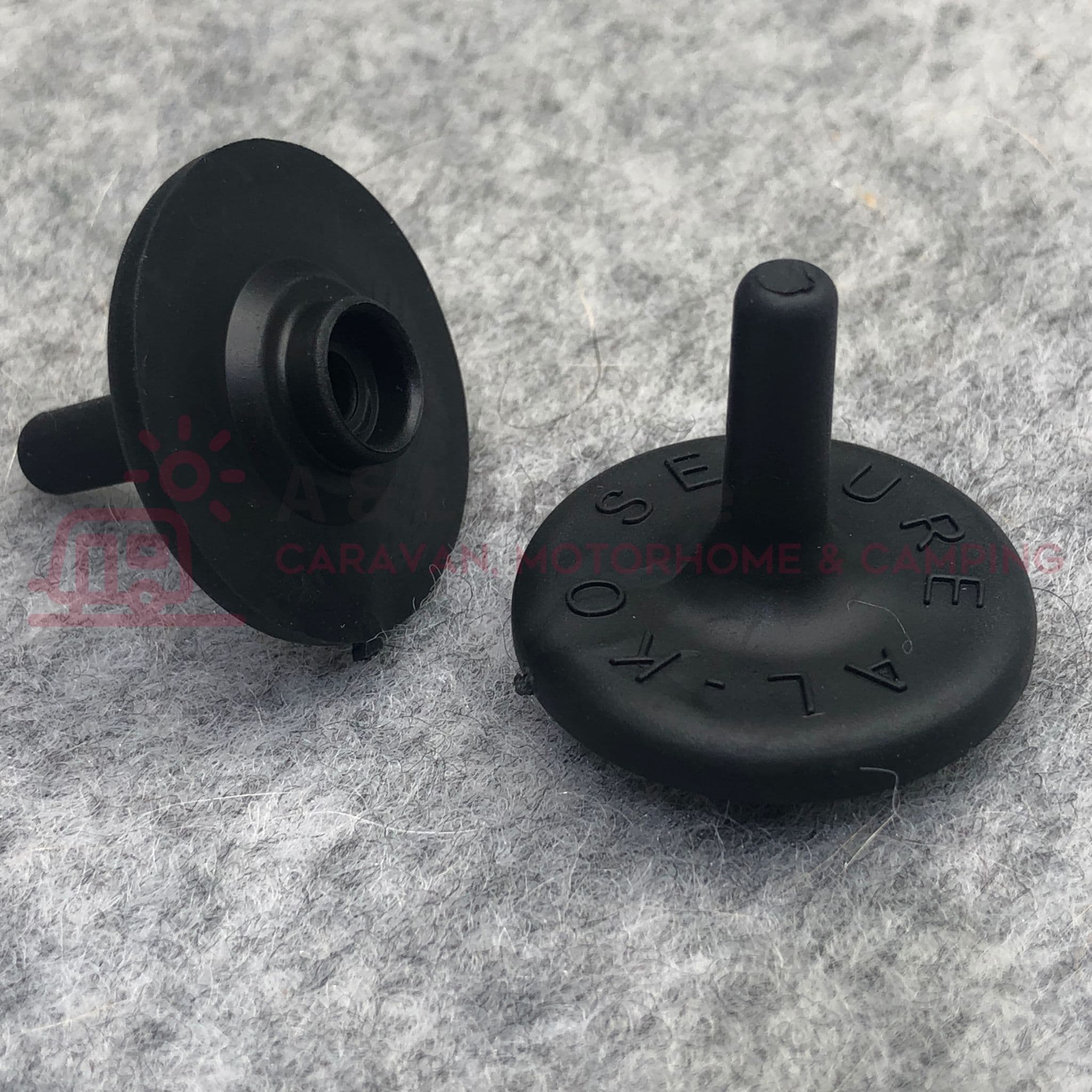 ALKO Secure Wheel Lock Barrel Weather Covers x2