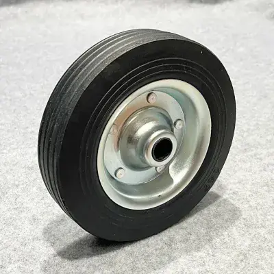 AL-KO Solid Rubber Jockey Wheel 200 x 50mm Heavy Duty