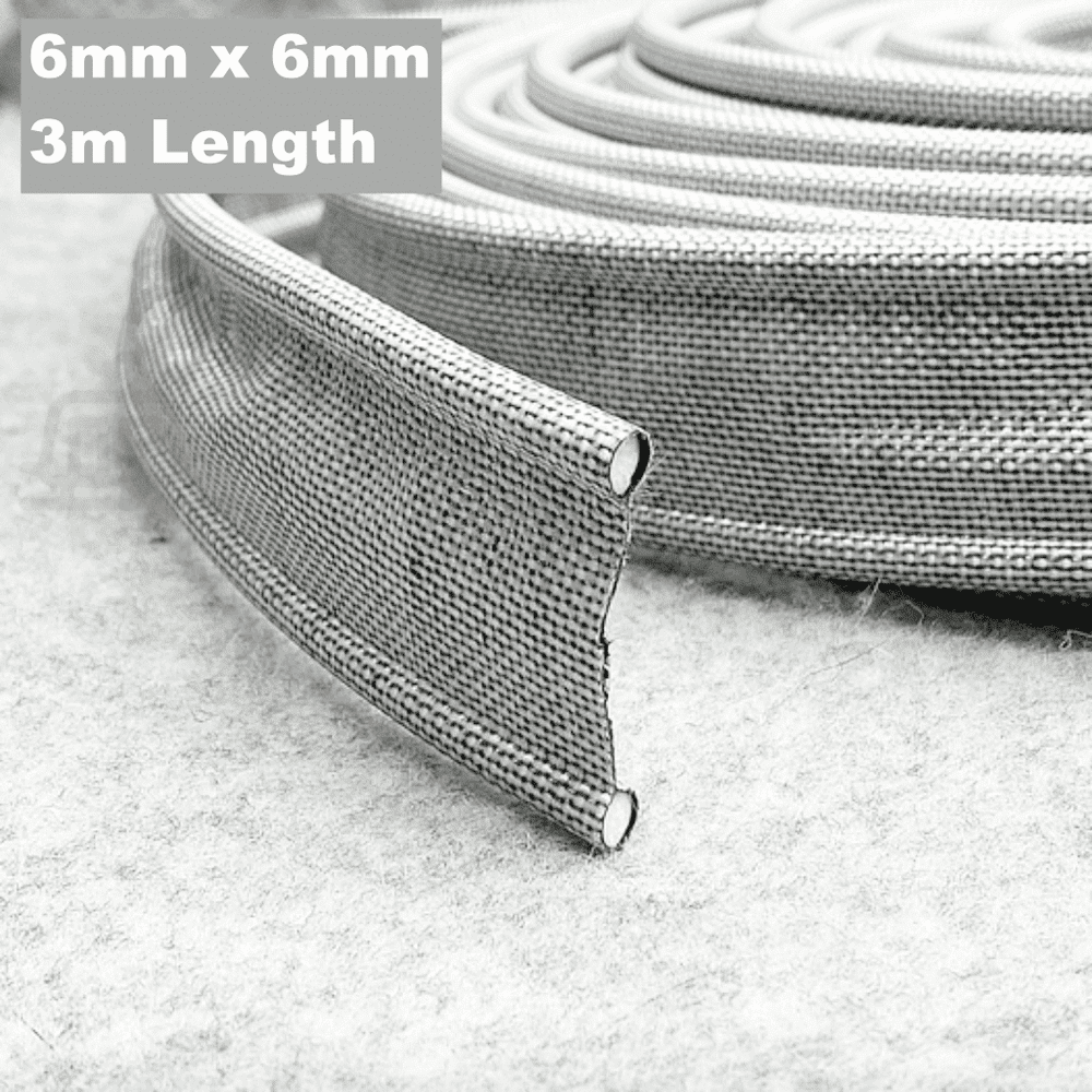 Awning Rail 6mm x 6mm Keder Kador - 3 mtr