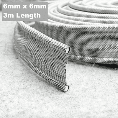 Awning Rail 6mm x 6mm Keder Kador - 3 mtr