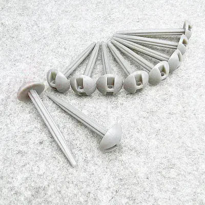 Awning Tent Ground Sheet Pegs Plastic Pack Of 10