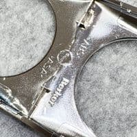 Berker Chrome Flow Double Surround - Faceplate