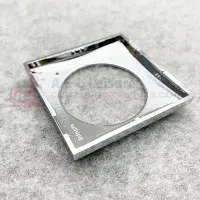 Berker Chrome Flow Single Surround - Faceplate