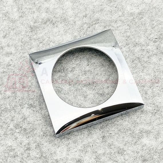 Berker Chrome Flow Single Surround - Faceplate