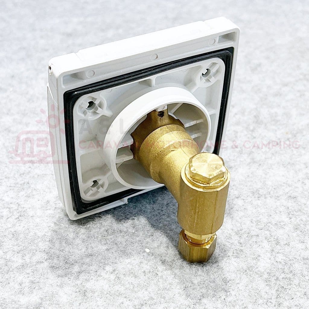 Bullfinch External BBQ Gas Point Outlet - White