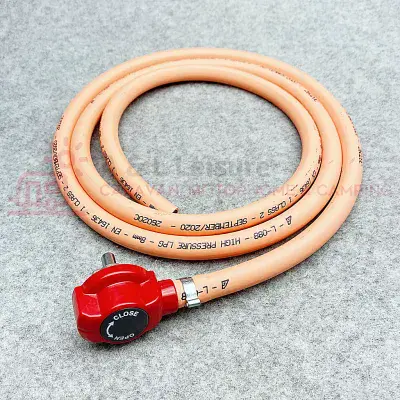 Bullfinch Gas BBQ Connector & 2m Gas Hose